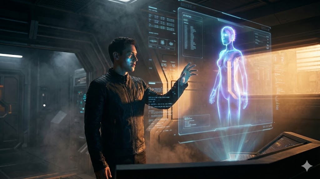 AI and neural network visualization representing diffusion models