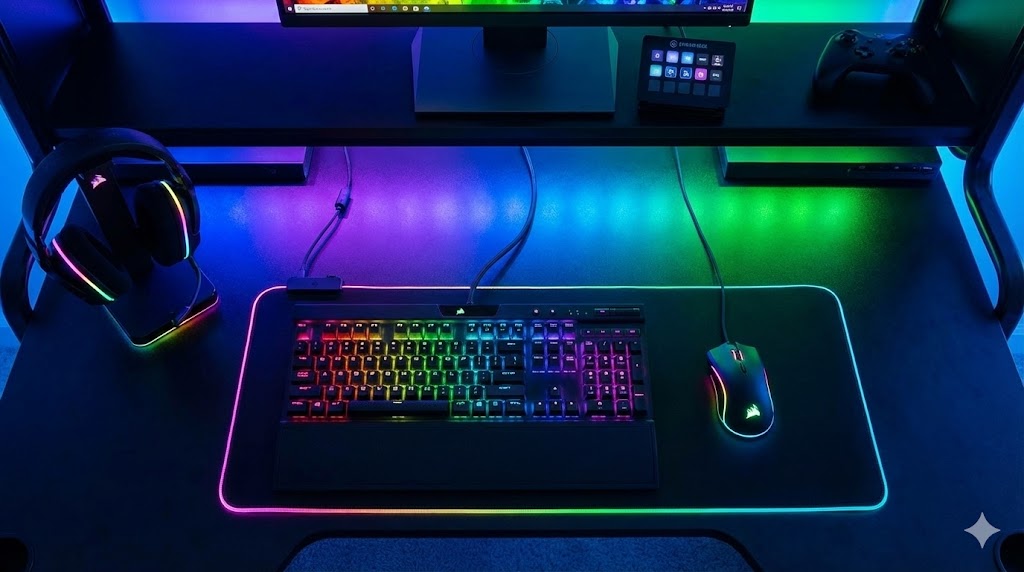 High-performance gaming PC setup for real-time AI inference